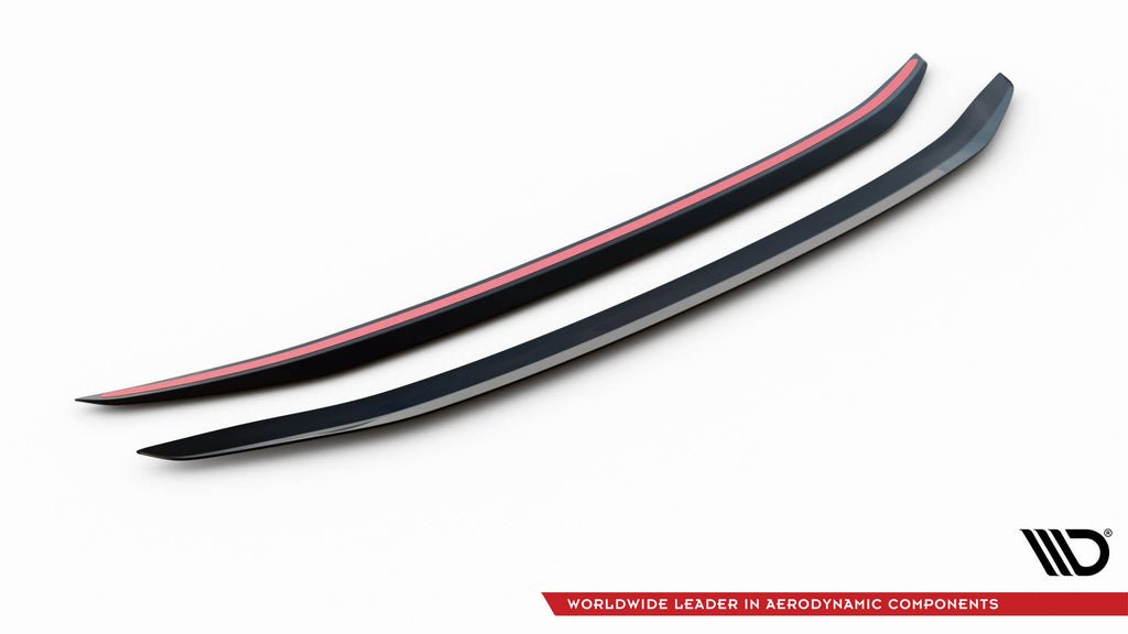 Maxton Design Spoiler CAP passend für Ford Mustang Mk5 Facelift schwarz Hochglanz