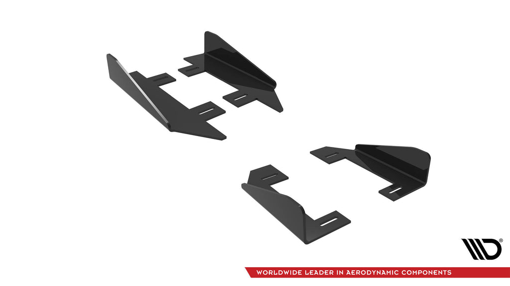 Maxton Design Seitenschweller Flaps passend für Audi TT S / S-Line 8S schwarz Hochglanz