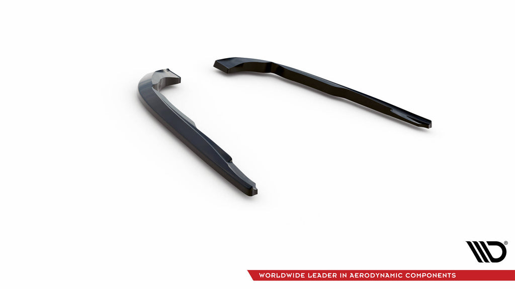 Maxton Design Heck Ansatz Flaps Diffusor V.1 passend für Infiniti Q50 S Mk1 schwarz Hochglanz