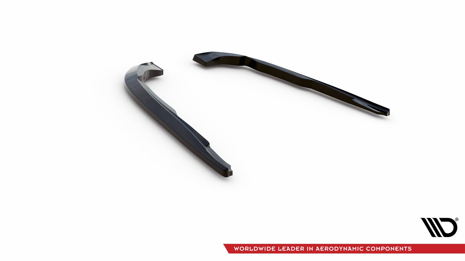 Maxton Design Heck Ansatz Flaps Diffusor V.1 passend für Infiniti Q50 S Mk1 schwarz Hochglanz