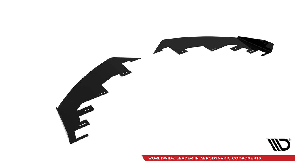 Maxton Design Front Stoßstange Flaps passend für Flaps Cupra Formentor Mk1 Facelift schwarz Hochglanz