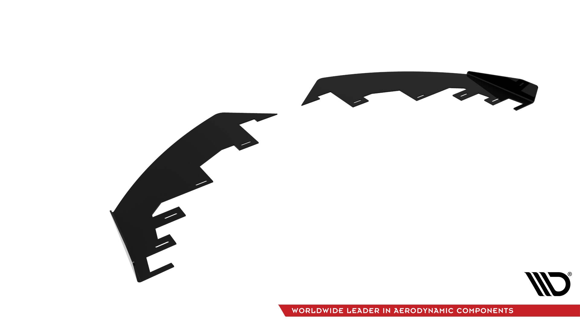 Maxton Design Front Stoßstange Flaps passend für Flaps Cupra Formentor Mk1 Facelift schwarz Hochglanz
