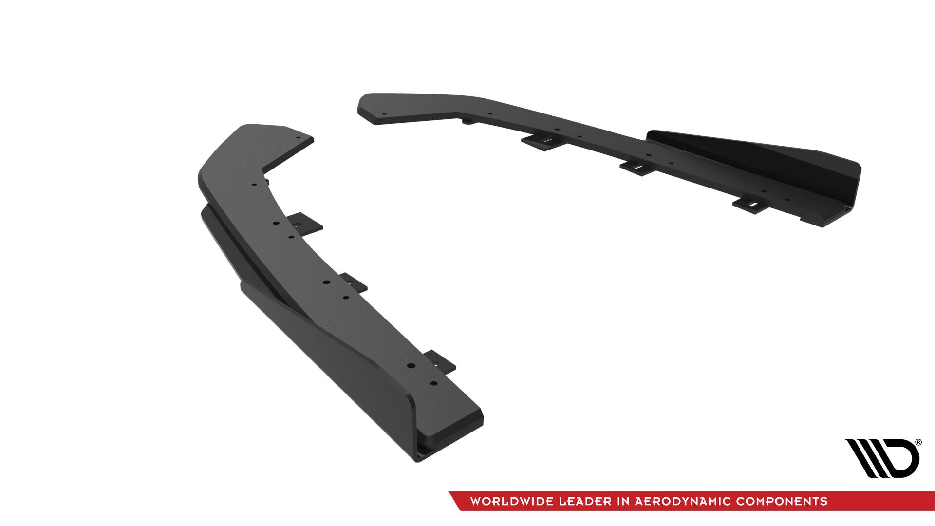 Maxton Design Street Pro Heck Ansatz Flaps Diffusor + Flaps passend für VW Jetta GLI Mk7 schwarz Hochglanz