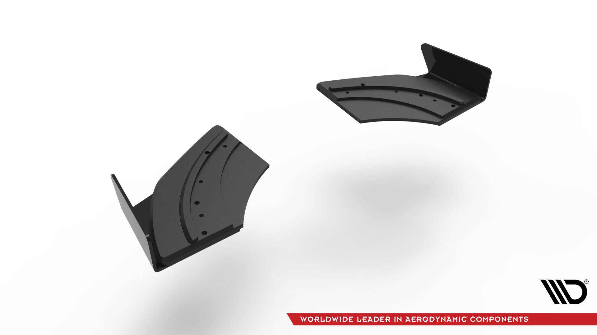 Maxton Design Street Pro Heck Ansatz Flaps Diffusor + Flaps passend für VW Scirocco R Mk3 schwarz Hochglanz