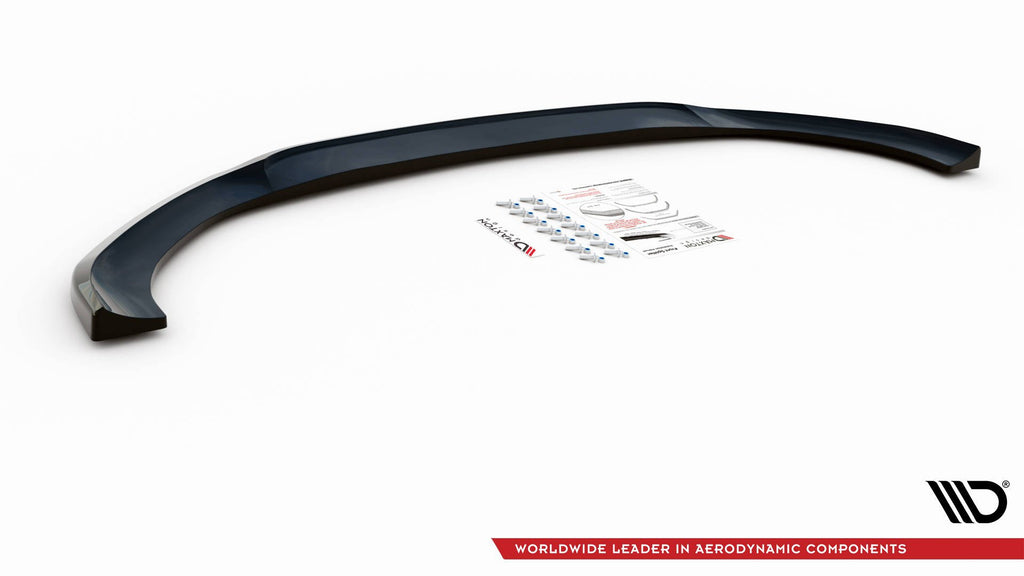 Maxton Design Street+ Spoilerlippe Front Ansatz V.3 passend für Mercedes-AMG CLS 53 C257 schwarz Hochglanz