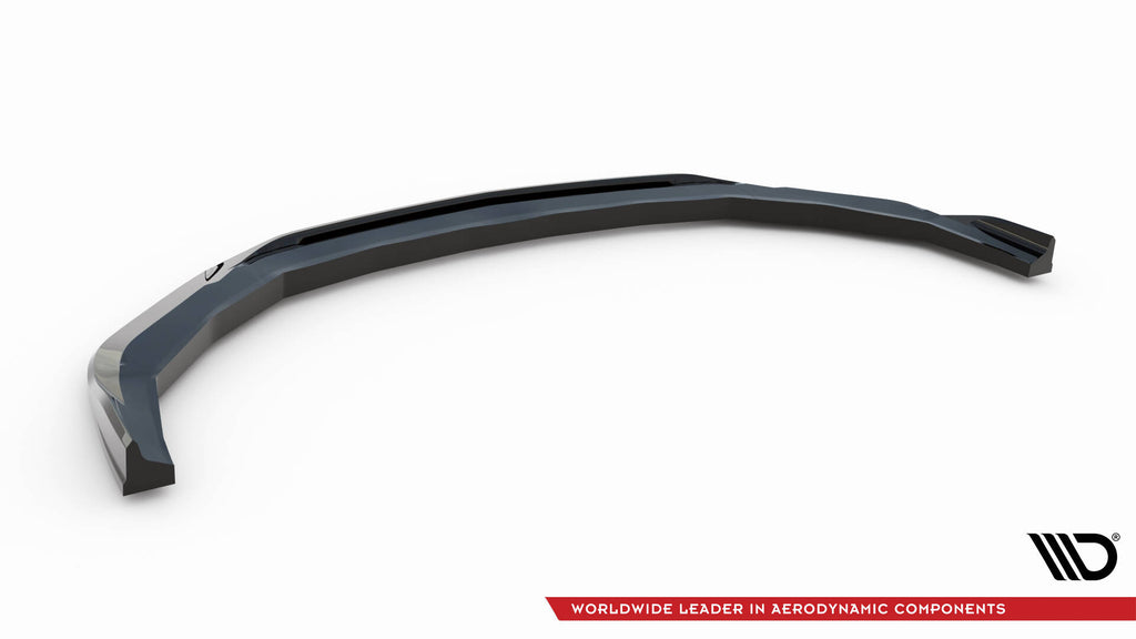 Maxton Design Street+ Spoilerlippe Front Ansatz V.1 passend für Ford Mustang GT Mk7 schwarz Hochglanz