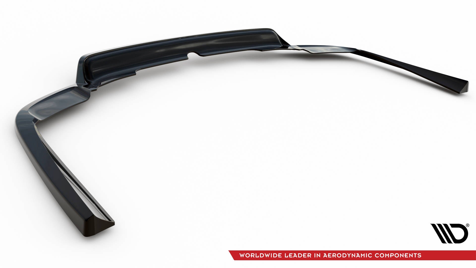 Maxton Design Street+ Mittlerer Diffusor RACE passend für Volvo XC90 R-Design Mk2 / Mk2 Facelift schwarz Hochglanz