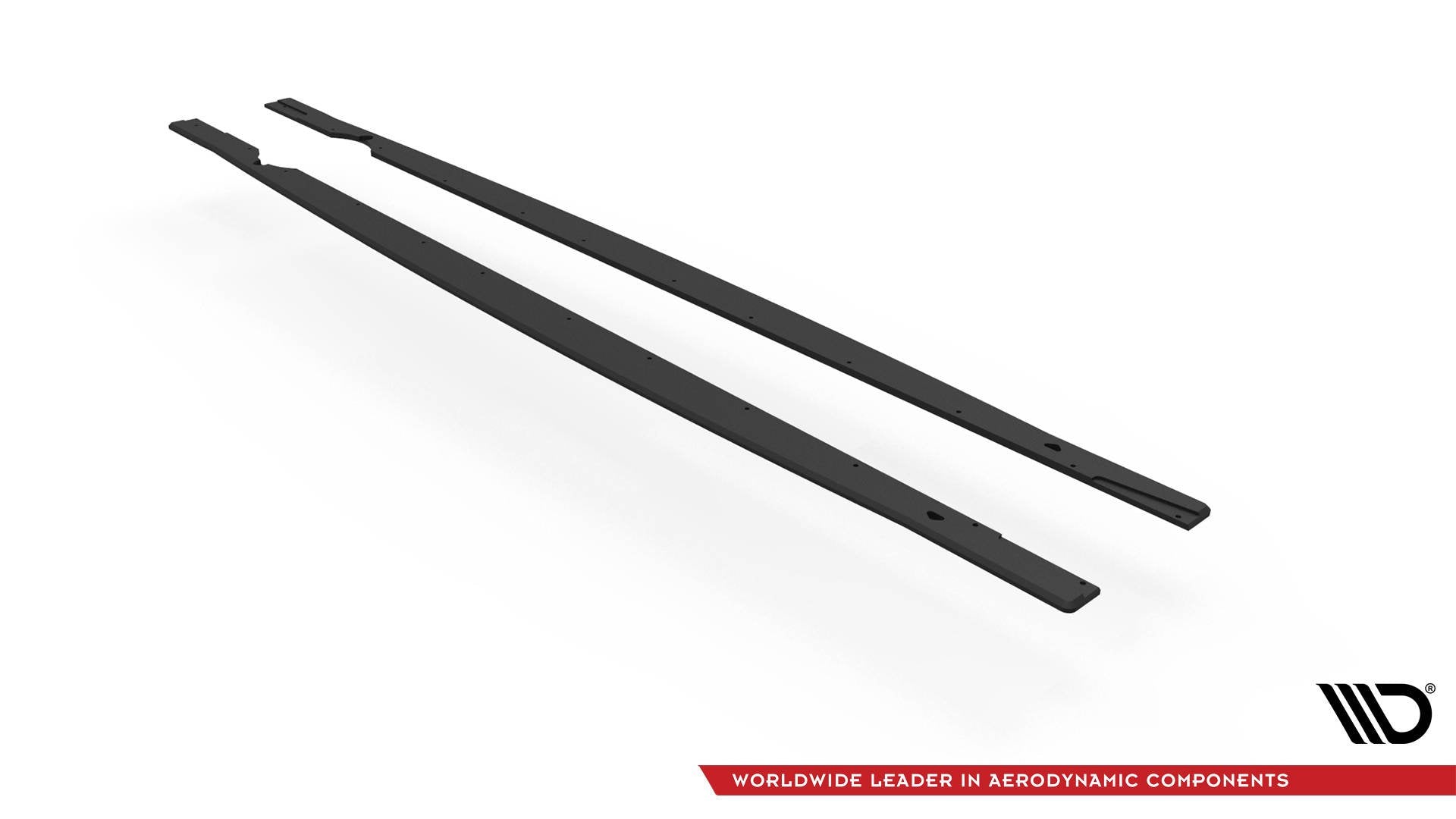 Maxton Design Street Pro Street+ Seitenschweller Leisten passend für VW Golf R Hatchback Mk8 Facelift