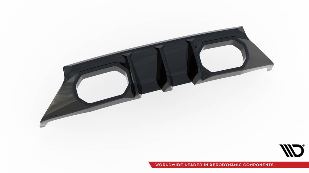 Maxton Design Diffusor Heck Ansatz V.2 passend für BMW M2 G87 schwarz Hochglanz