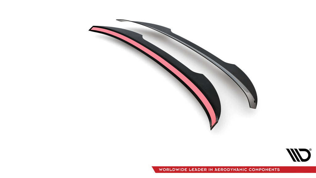 Maxton Design Spoiler CAP V.2 passend für BMW 1er M-Paket / M140i / Standard F20 schwarz Hochglanz