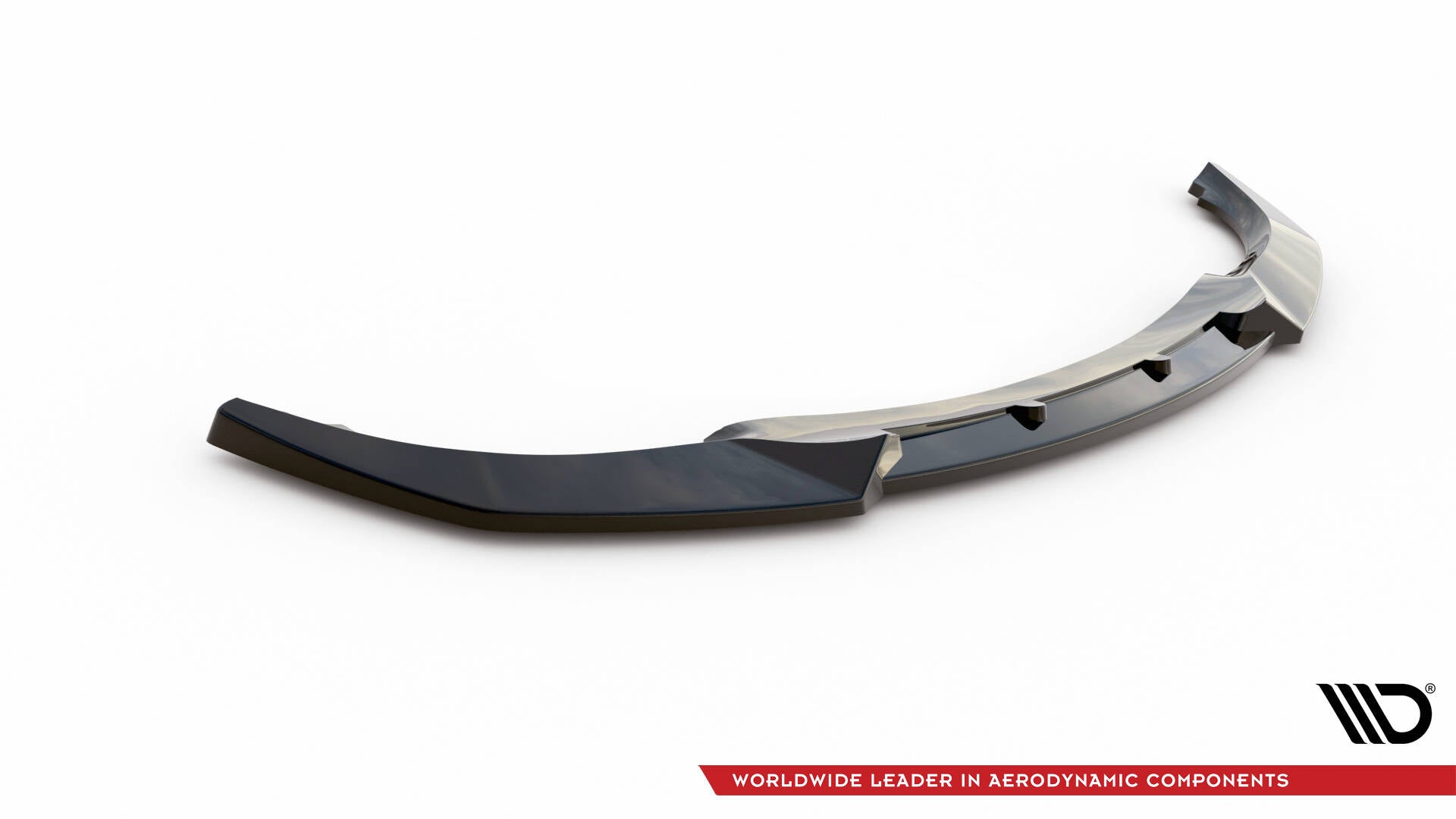 Maxton Design Street+ Spoilerlippe Front Ansatz V.3 passend für BMW 3er Coupe E46 schwarz Hochglanz