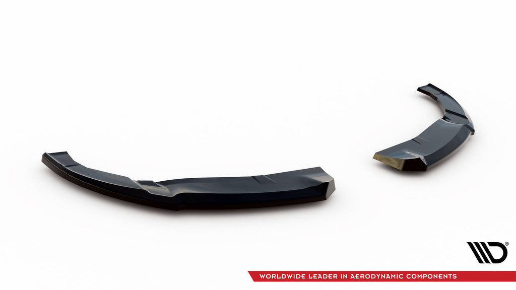 Maxton Design Heck Ansatz Flaps Diffusor passend für Honda Civic Hatchback Mk9 schwarz Hochglanz