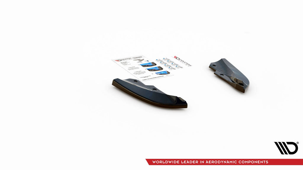 Maxton Design Heck Ansatz Flaps Diffusor V.1 passend für Cupra Formentor VZ Mk1 / Mk1 Facelift schwarz Hochglanz