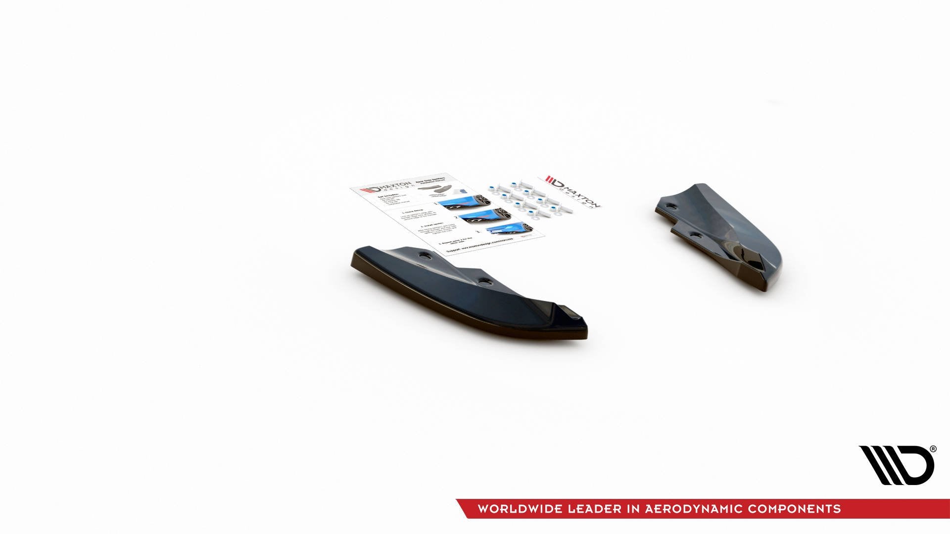 Maxton Design Heck Ansatz Flaps Diffusor V.1 passend für Cupra Formentor VZ Mk1 / Mk1 Facelift schwarz Hochglanz