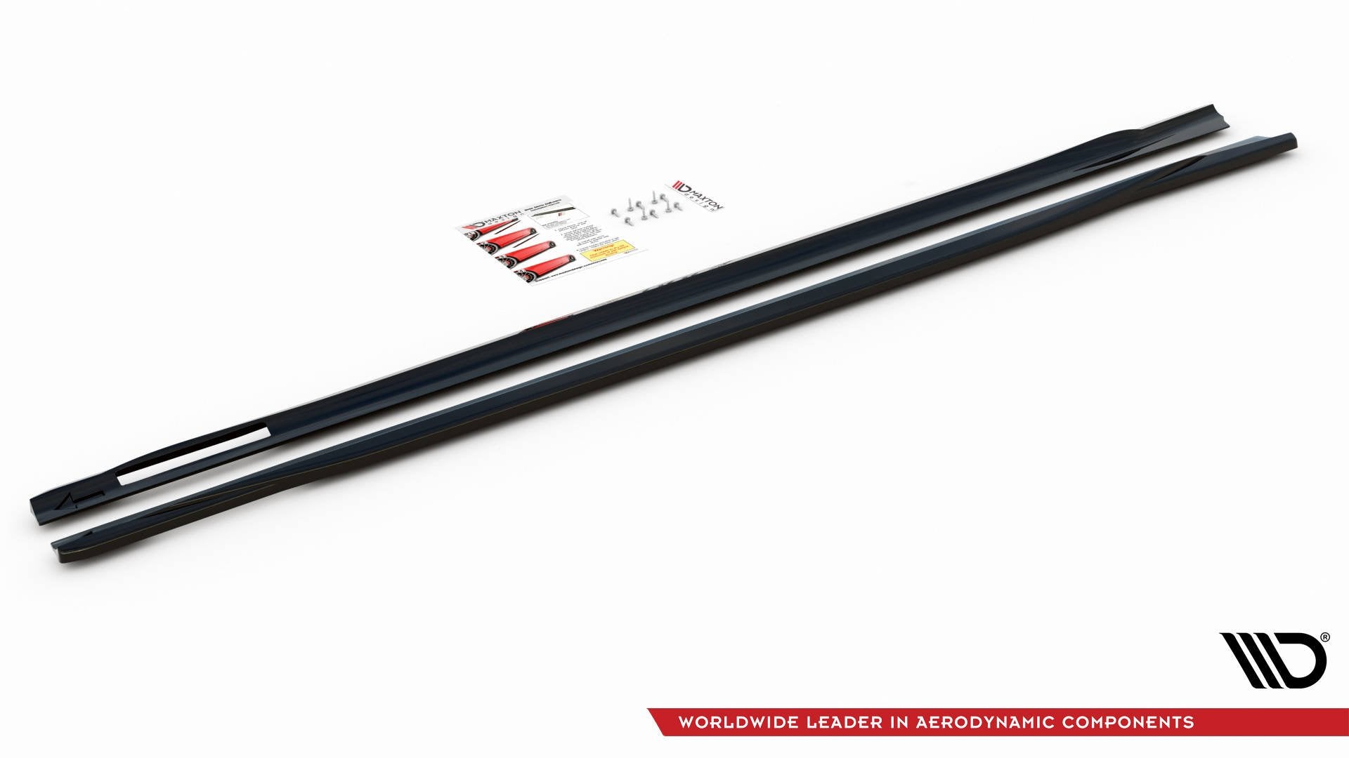 Maxton Design Seitenschweller Ansatz für V.3 für BMW 4er M-Paket G22 Carbon Look