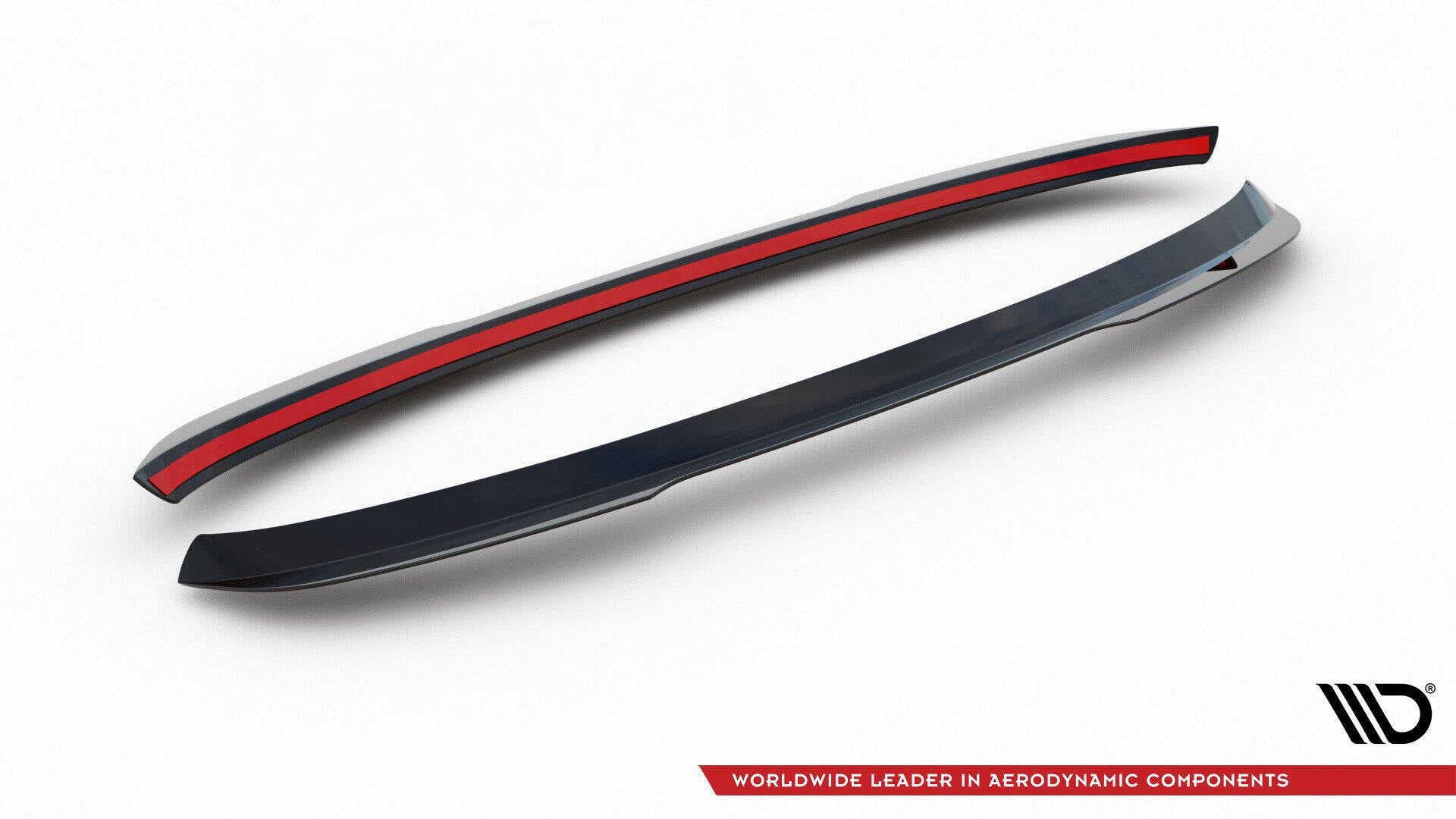 Maxton Design Spoiler CAP V.1 passend für Seat Leon Cupra ST Mk3 / Mk3 Facelift schwarz Hochglanz