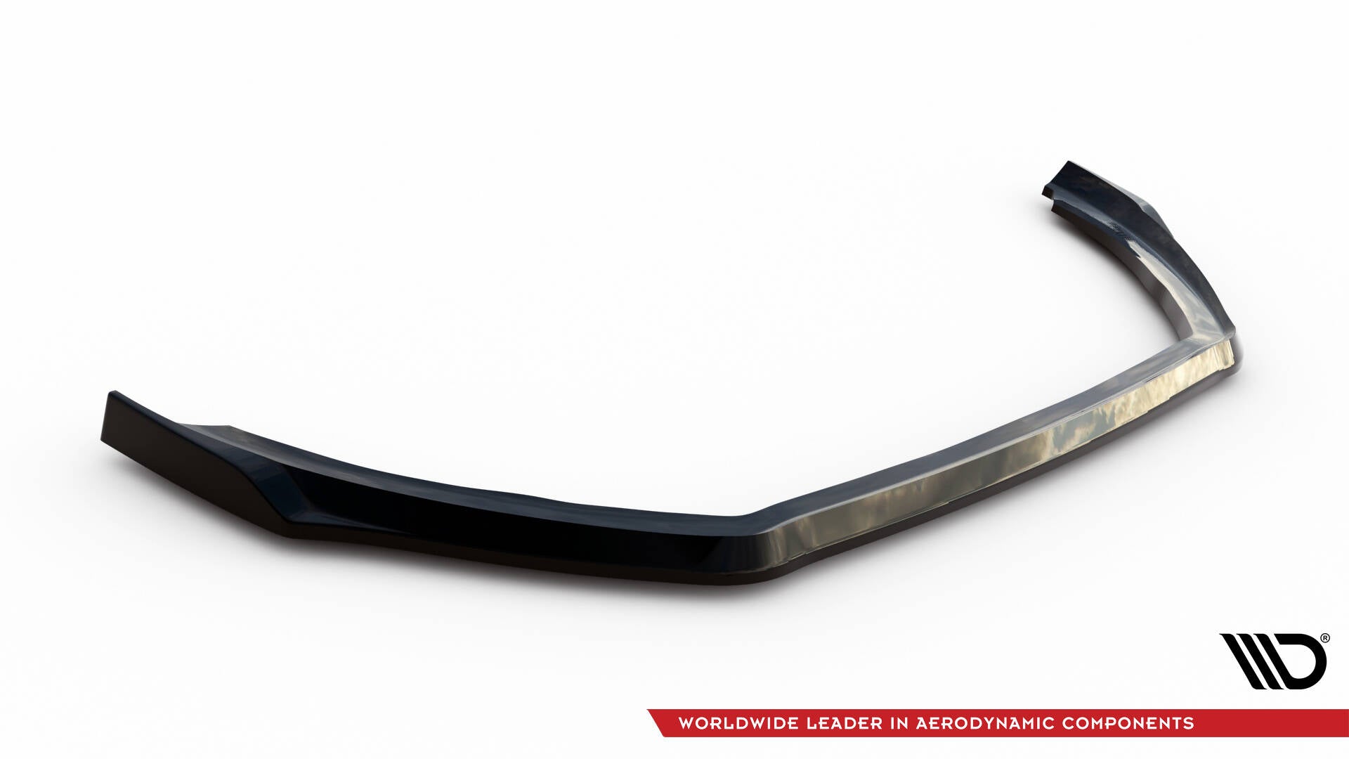 Maxton Design Street+ Spoilerlippe Front Ansatz V.3 passend für Ford Fiesta ST / ST-line Mk8 Facelift schwarz Hochglanz