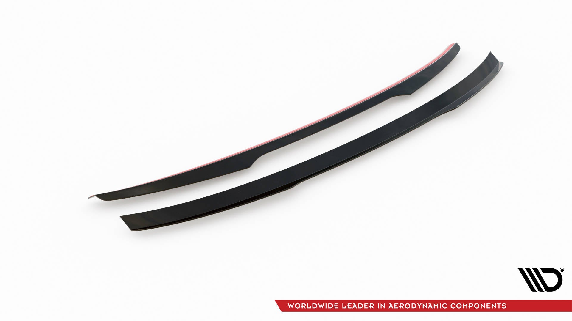 Maxton Design Spoiler CAP V.1 passend für Audi S4 / A4 Standard / S-Line / Competition Limousine B9 / B9 Facelift schwarz Hochglanz