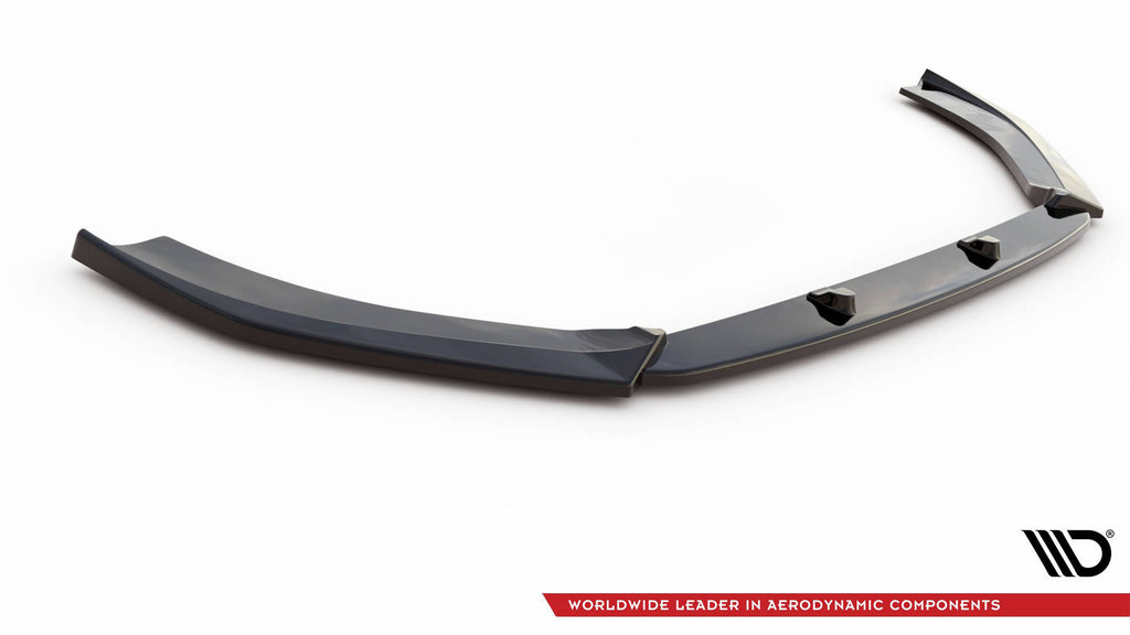 Maxton Design Street+ Spoilerlippe Front Ansatz V.4 passend für Audi RS3 8V FL Sportback schwarz Hochglanz