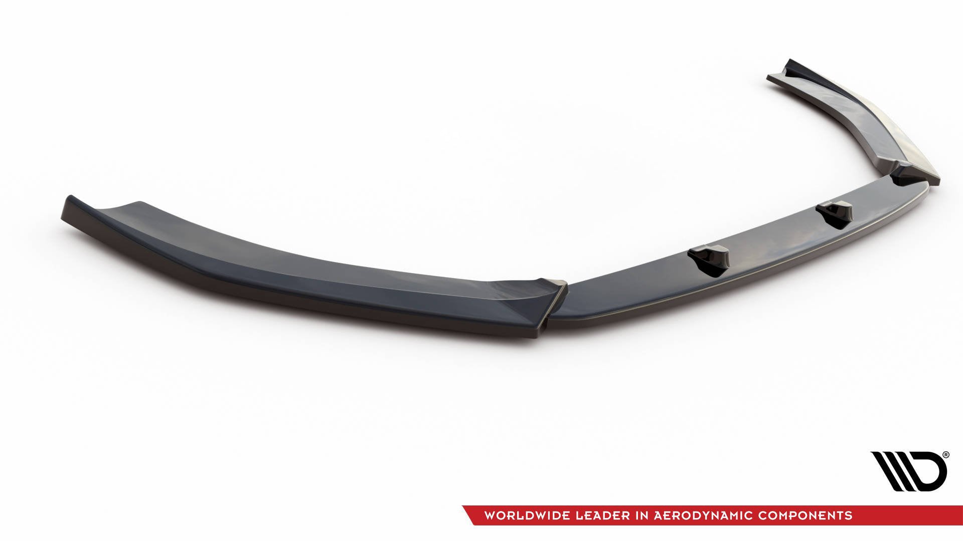Maxton Design Street+ Spoilerlippe Front Ansatz V.4 passend für Audi RS3 8V FL Sportback schwarz Hochglanz