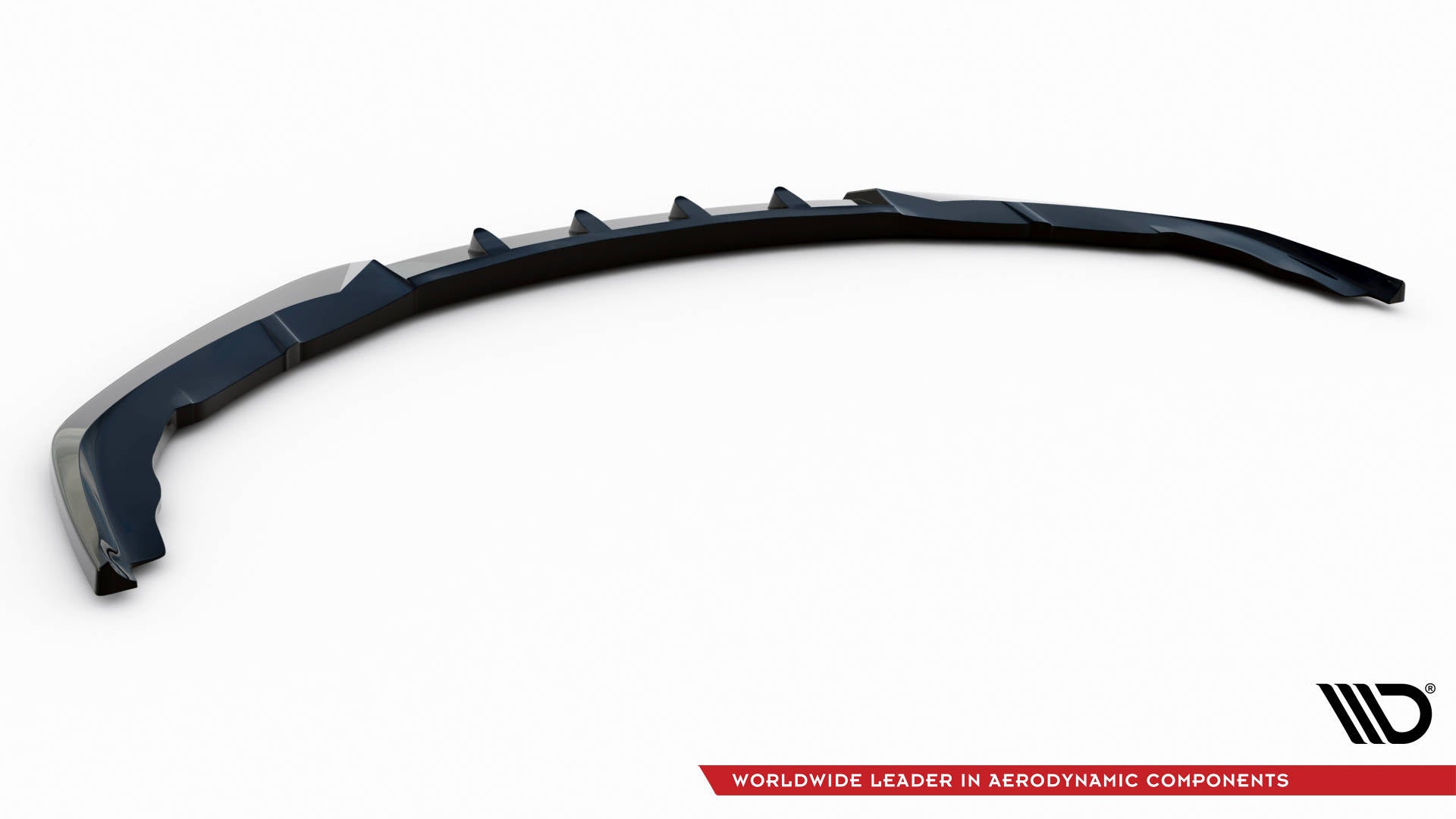 Maxton Design Street+ Spoilerlippe Front Ansatz V.1 passend für Porsche Panamera Turbo Sport Design Package 970 schwarz Hochglanz