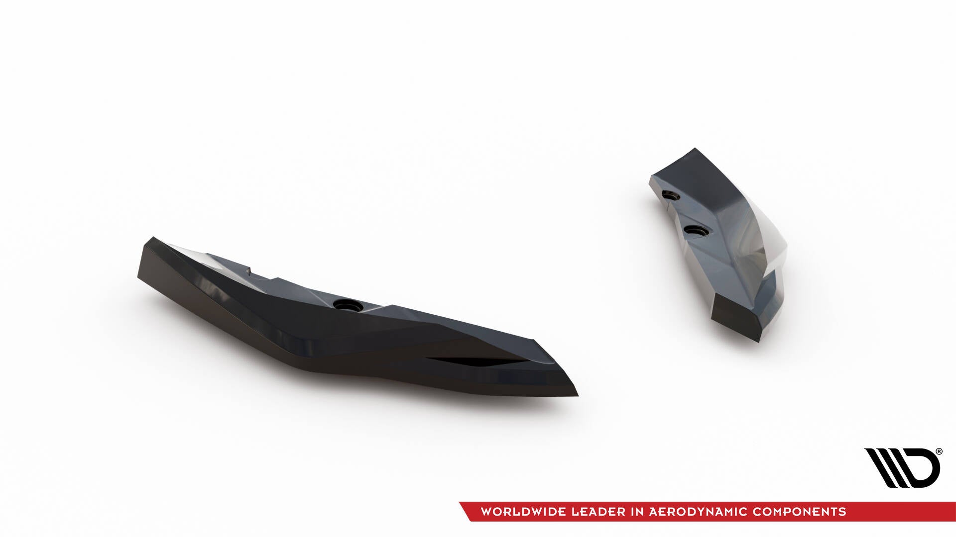 Maxton Design Heck Ansatz Flaps Diffusor V.5 passend für BMW M135i F70 schwarz Hochglanz