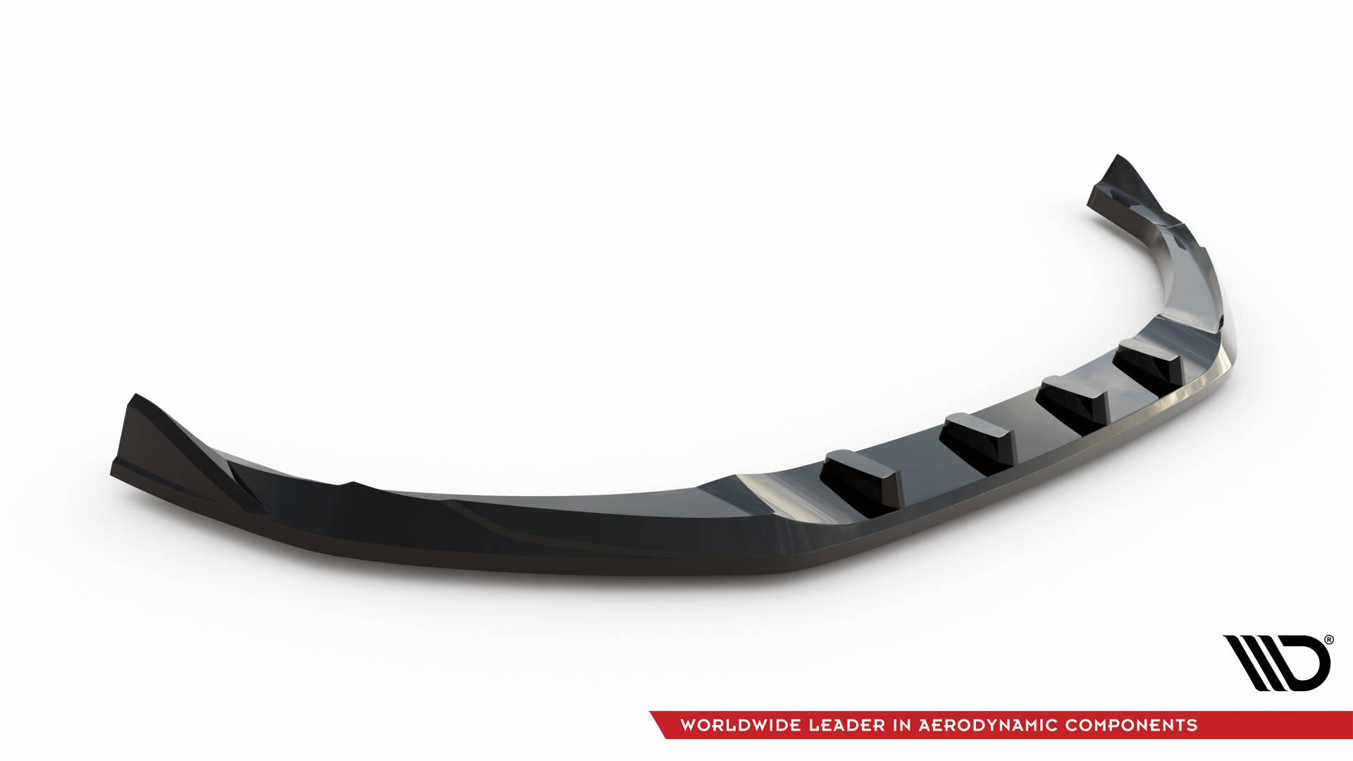 Maxton Design Street+ Spoilerlippe Front Ansatz V.1 passend für Hyundai Tucson N-Line Mk4 schwarz Hochglanz