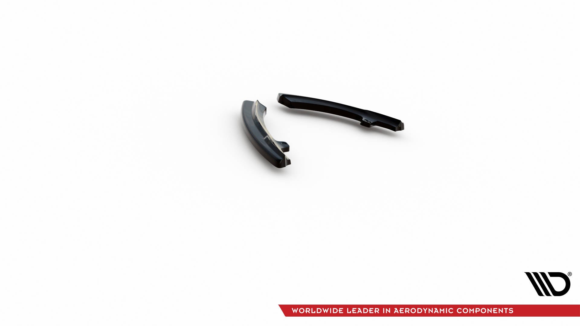 Maxton Design Heck Ansatz Flaps Diffusor passend für Mazda 3 Mk3 schwarz Hochglanz