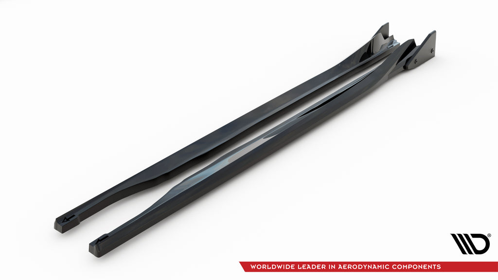 Maxton Design Street+ Seitenschweller Leisten passend für V.1 + Flaps passend für Subaru BRZ Mk2