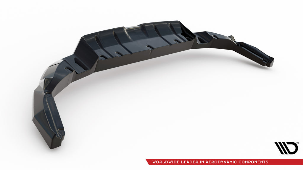 Maxton Design Street+ Mittlerer Diffusor RACE passend für V.1 Subaru BRZ Mk2 schwarz Hochglanz