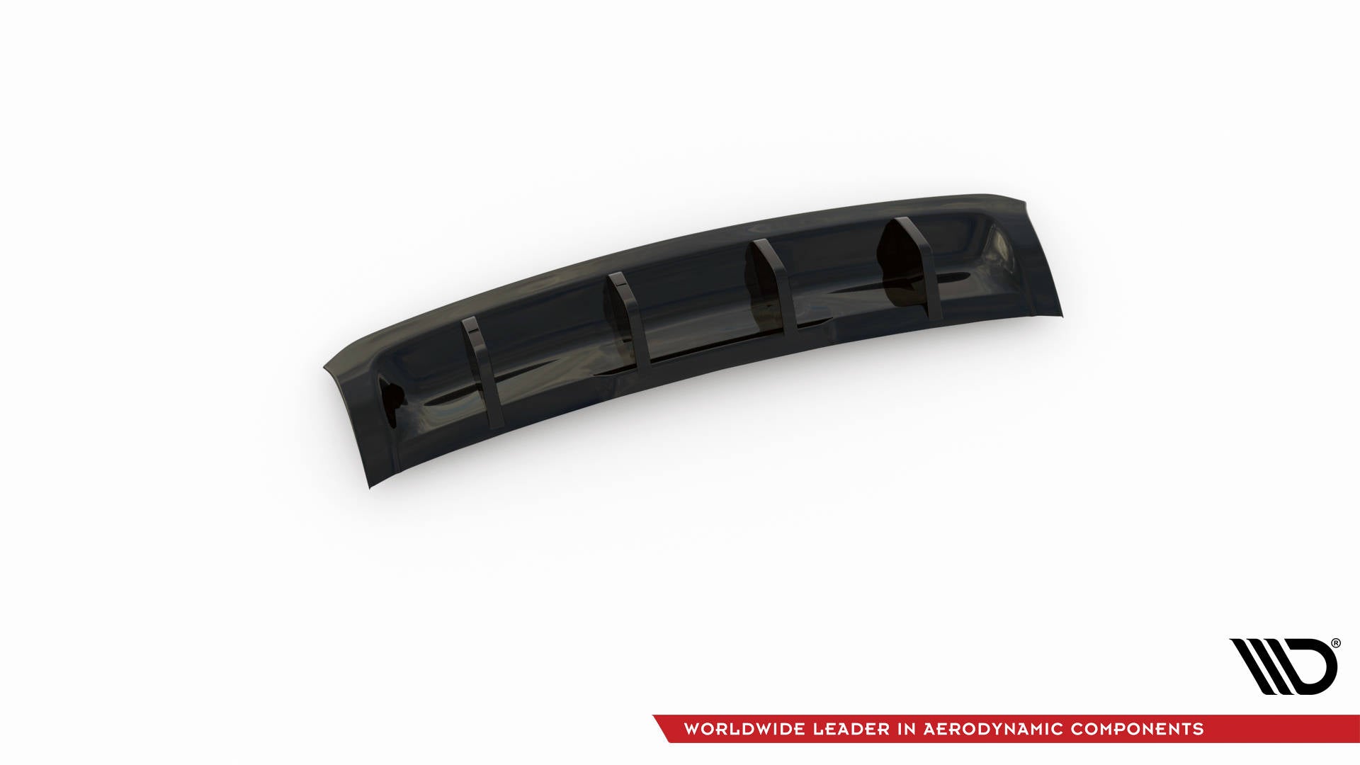 Maxton Design Diffusor Heck Ansatz passend für Porsche Cayenne Turbo / Standard Mk2 schwarz Hochglanz
