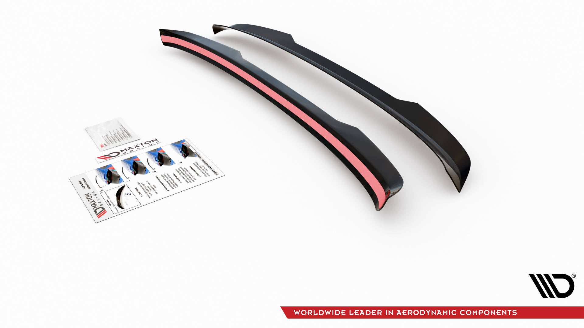 Maxton Design Spoiler CAP passend für VW Touareg R-Line Mk3 schwarz Hochglanz