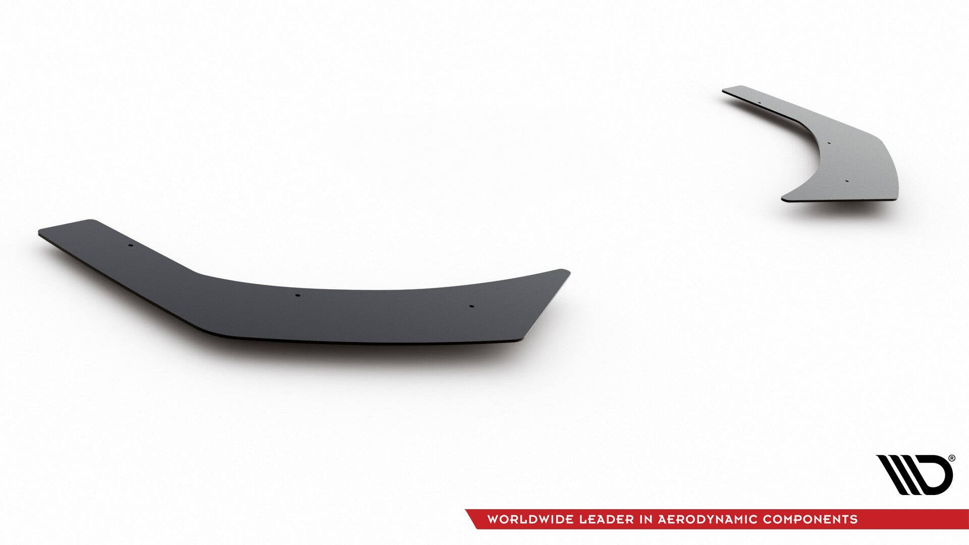 Maxton Design Flaps Hyundai I30 N Mk3 Hatchback / Fastback schwarz Hochglanz für Hyundai I30 N Mk3