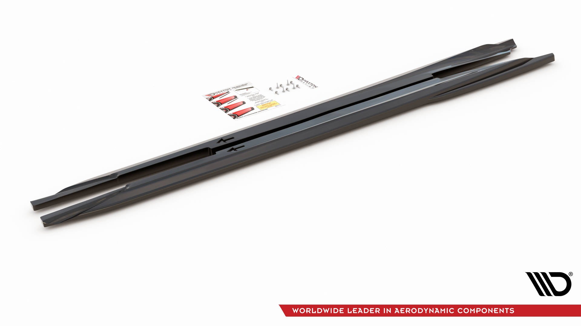 Maxton Design Street+ Seitenschweller Leisten passend für Infiniti Q60 S Mk2 schwarz Hochglanz