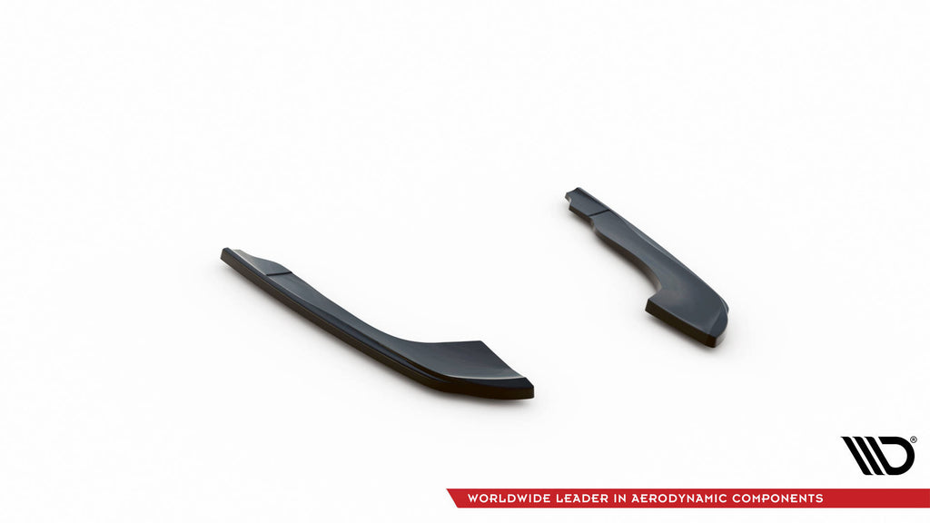 Maxton Design Heck Ansatz Flaps Diffusor V.2 passend für Kia Optima Mk4 Facelift schwarz Hochglanz