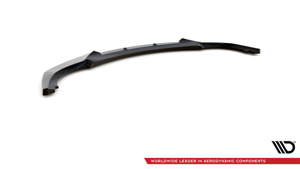 Maxton Design Street+ Spoilerlippe Front Ansatz V.3 passend für BMW 3er Coupe E46 schwarz Hochglanz