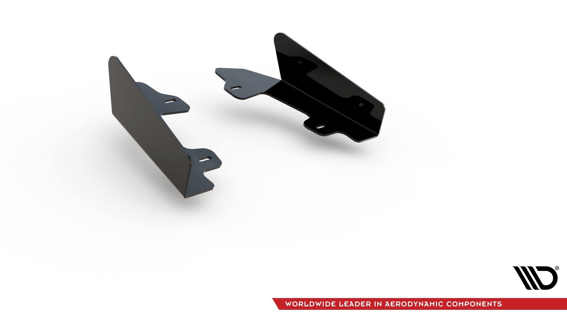 Maxton Design Hintere Seiten Flaps passend für Audi RS3 8V Sportback schwarz Hochglanz