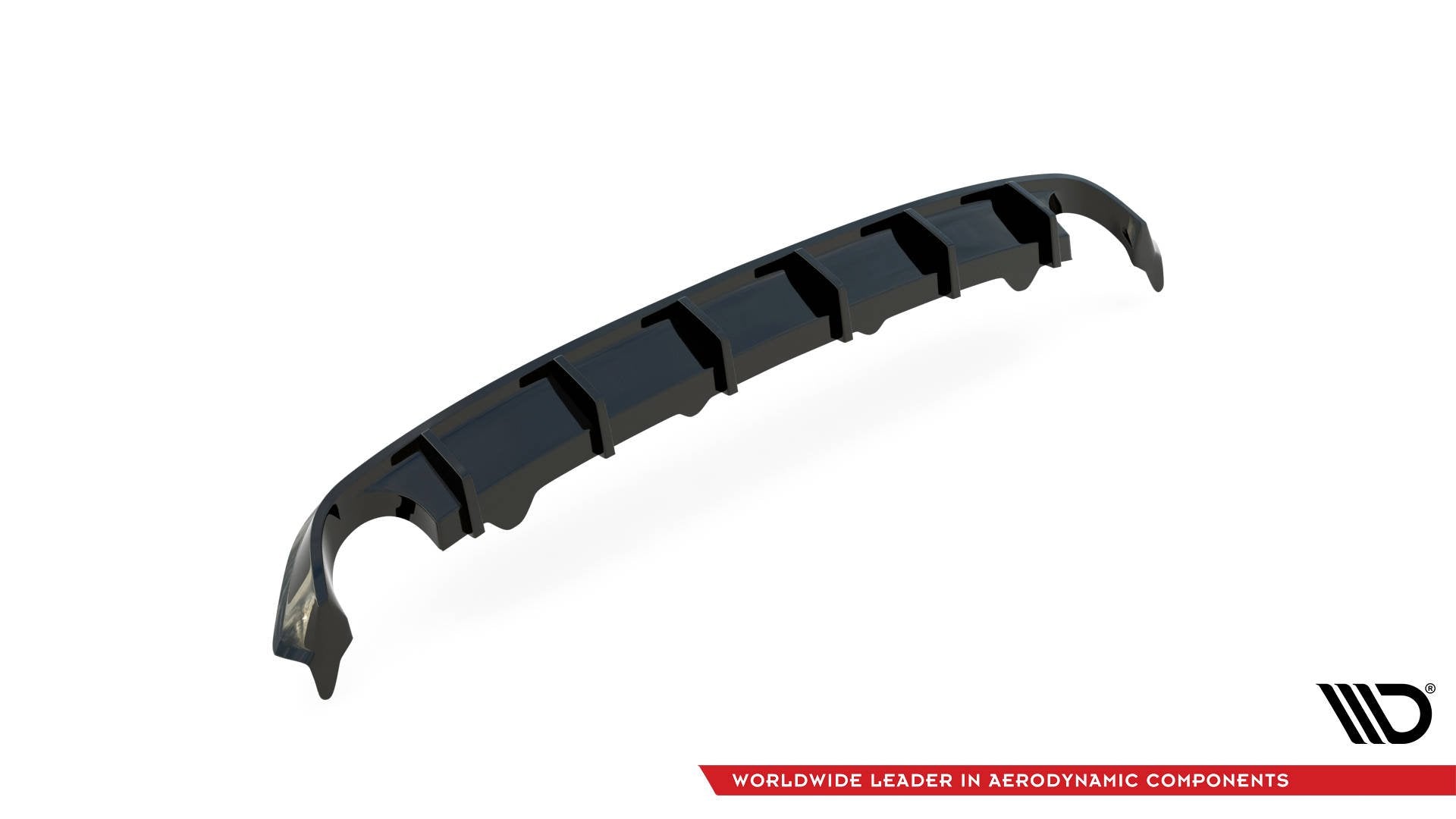 Maxton Design Diffusor Heck Ansatz passend für BMW 3er Limousine G20 schwarz Hochglanz