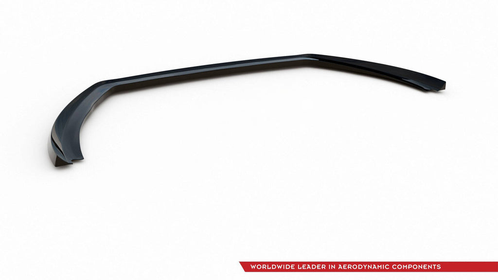Maxton Design Street+ Spoilerlippe Front Ansatz V.6 passend für Ford Fiesta Mk8 ST / ST-Line schwarz Hochglanz