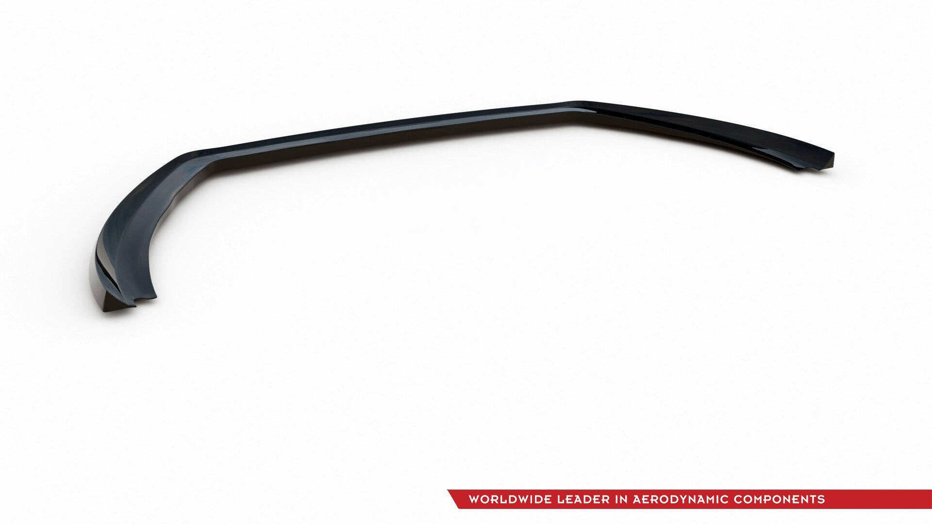 Maxton Design Street+ Spoilerlippe Front Ansatz V.6 passend für Ford Fiesta Mk8 ST / ST-Line schwarz Hochglanz