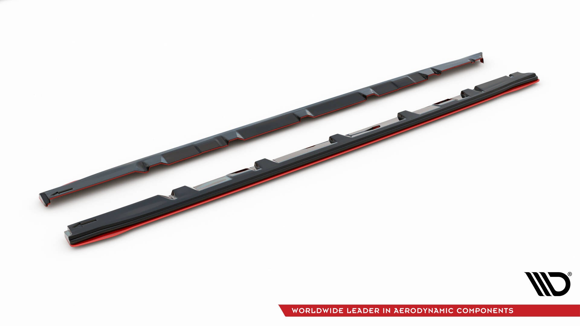 Maxton Design Street+ Seitenschweller Leisten V.2 passend für SUBARU WRX STI schwarz Hochglanz