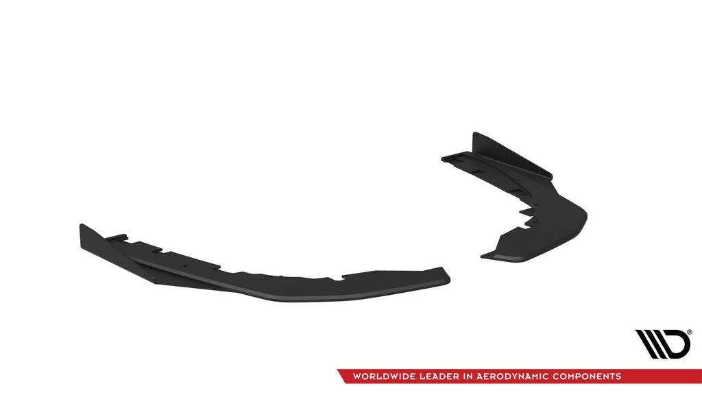 Maxton Design Street Pro Heck Ansatz Flaps Diffusor + Flaps passend für Kia Stinger GT / GT-Line Mk1 schwarz Hochglanz