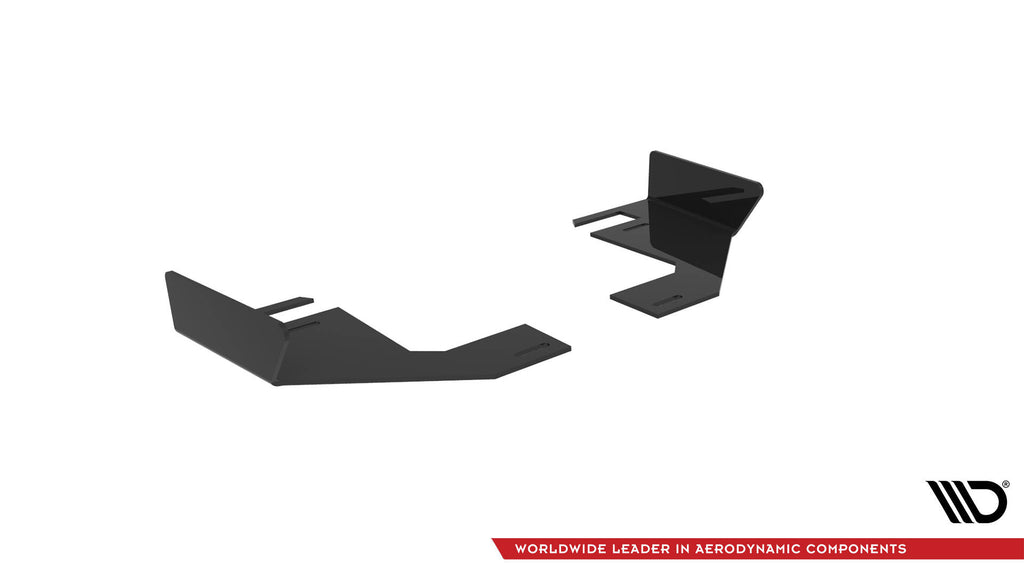 Maxton Design Hintere Seiten Flaps passend für Audi TT S-Line 8S schwarz Hochglanz