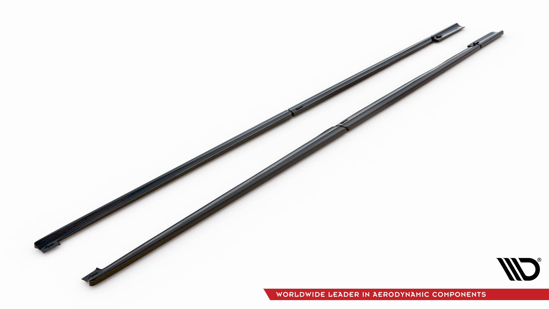 Maxton Design Street+ Seitenschweller Leisten passend für V.1 passend für Mercedes-Benz V-Klasse Extra Long AMG-Line W447 schwarz Hochglanz