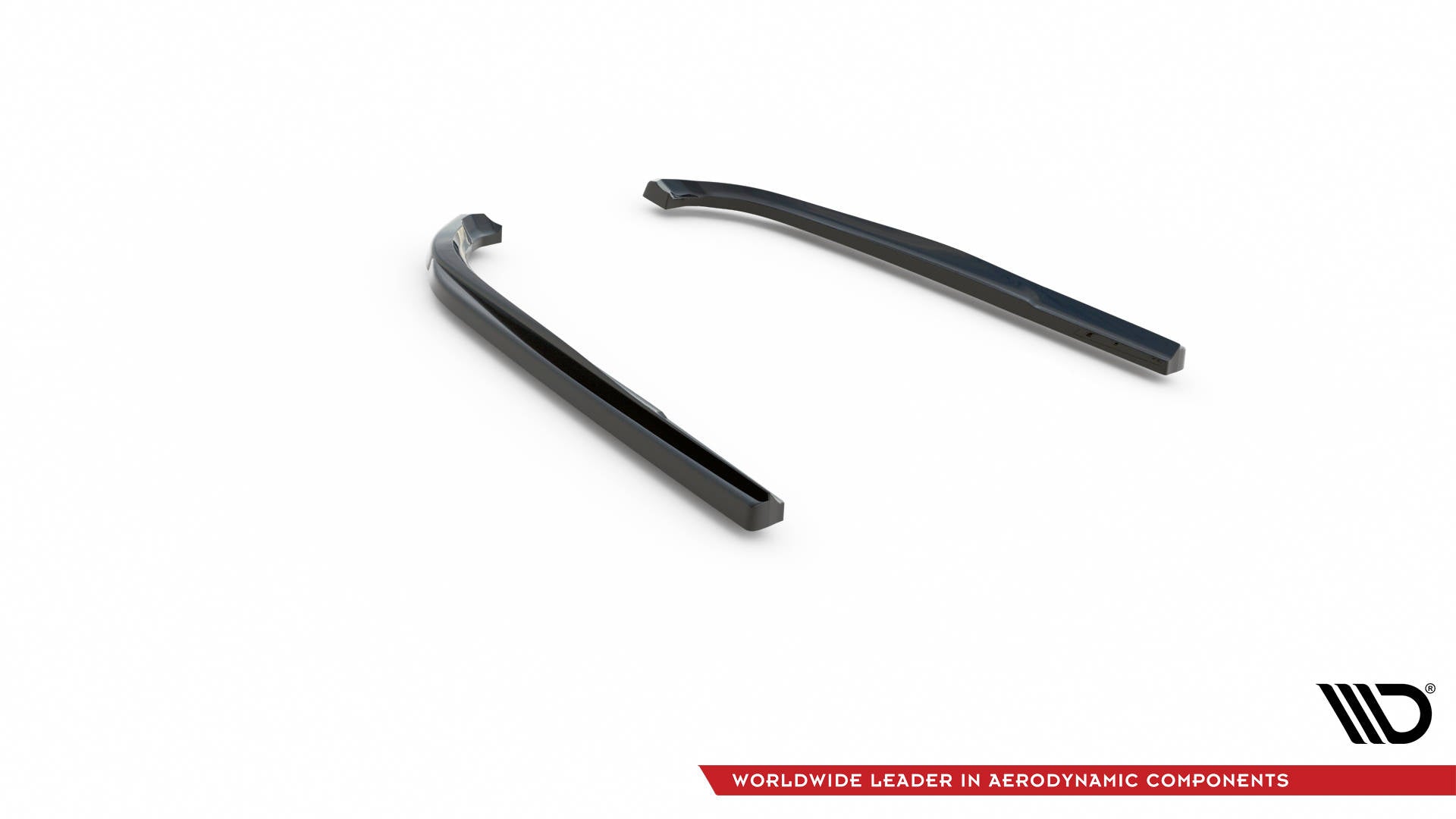 Maxton Design Heck Ansatz Flaps Diffusor passend für Lexus GS F Mk4 Facelift schwarz Hochglanz