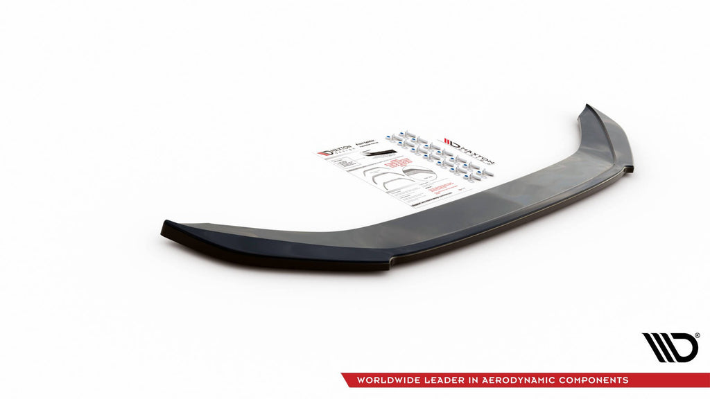 Maxton Design Street+ Spoilerlippe Front Ansatz passend für VW Up GTI schwarz Hochglanz