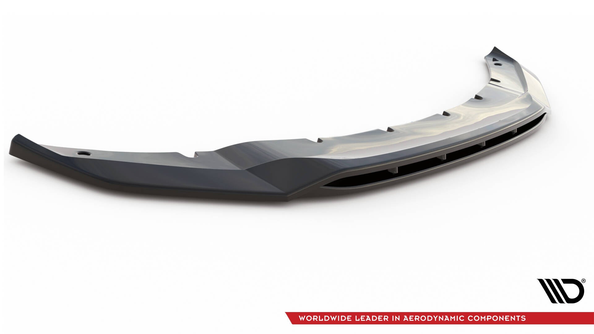 Maxton Design Street+ Spoilerlippe Front Ansatz V.2 passend für BMW X5 M-Paket F15 schwarz Hochglanz