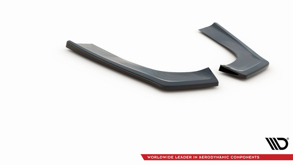Maxton Design Heck Ansatz Flaps Diffusor passend für Mercedes-Benz CLA AMG-Line X118 schwarz Hochglanz