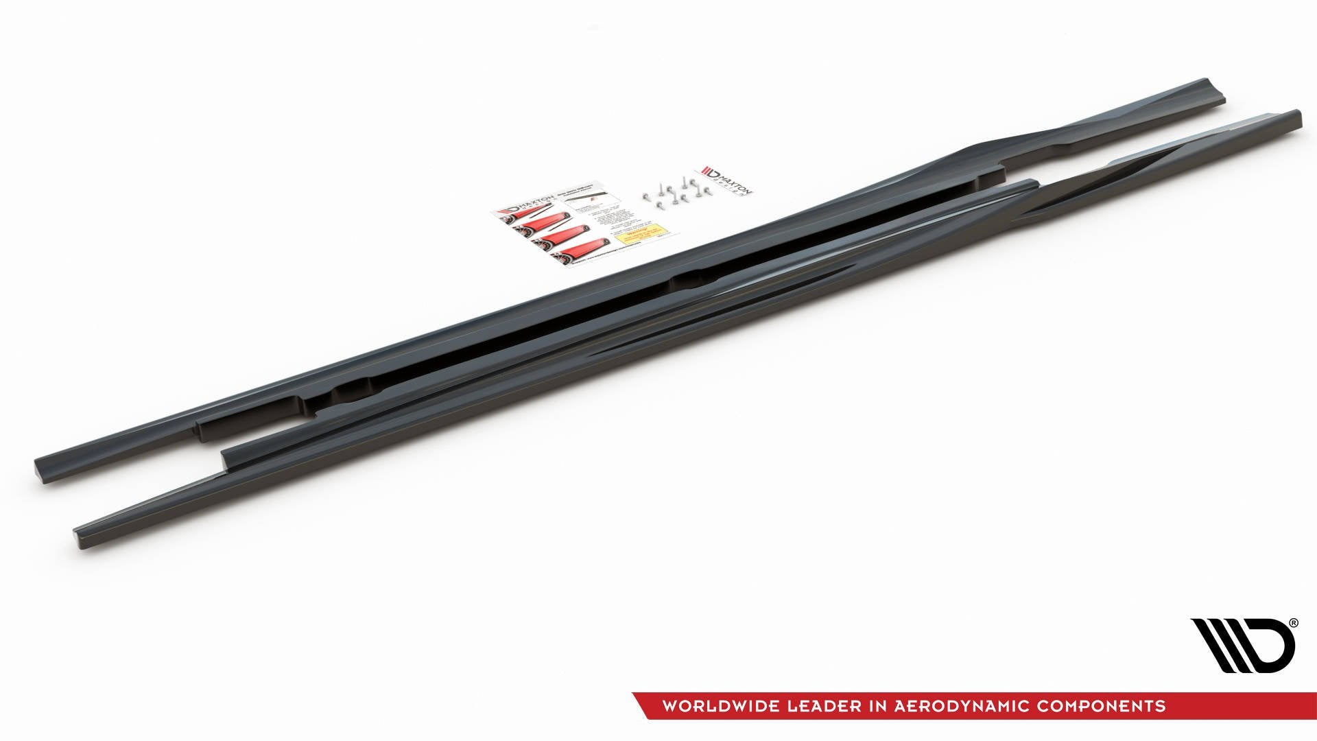 Maxton Design Street+ Seitenschweller Leisten passend für Mercedes-Benz E W213 schwarz Hochglanz