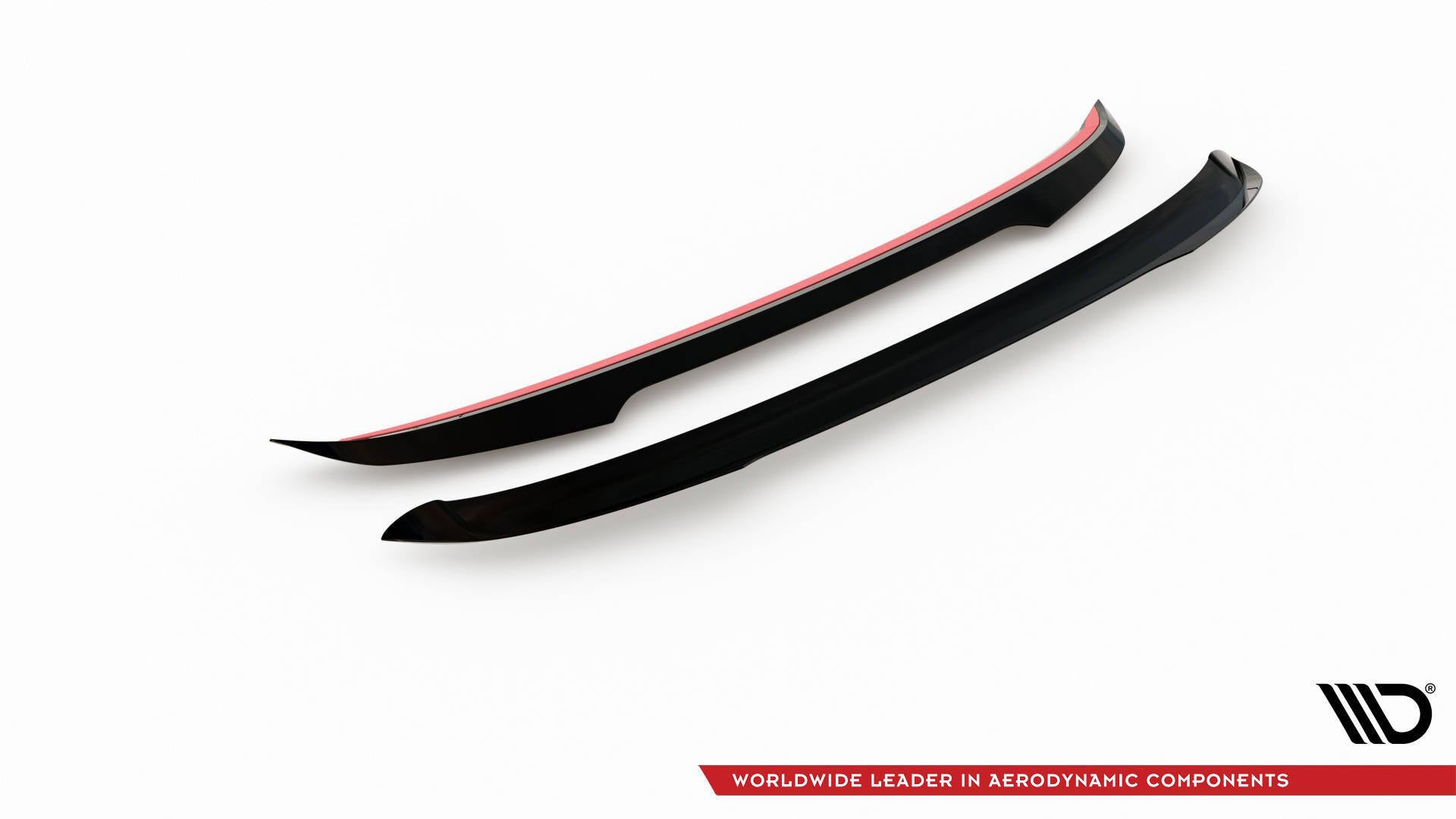 Maxton Design Spoiler CAP V.1 passend für VW Golf GTI / GTE / GTD / R-Line / R Mk8 schwarz Hochglanz